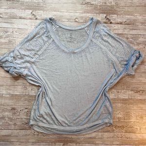 We the Free light blue top